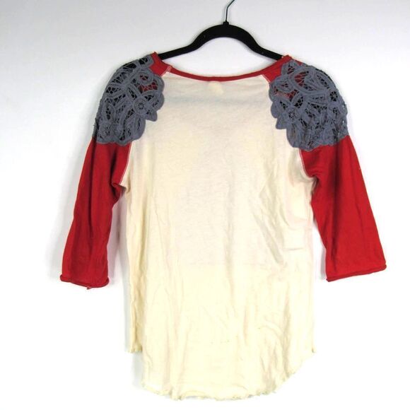 Free People We The Free Rollin Thunder Shirt Top Sz XS - Picture 2 of 3